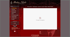 Desktop Screenshot of mladennikolic.com