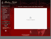 Tablet Screenshot of mladennikolic.com